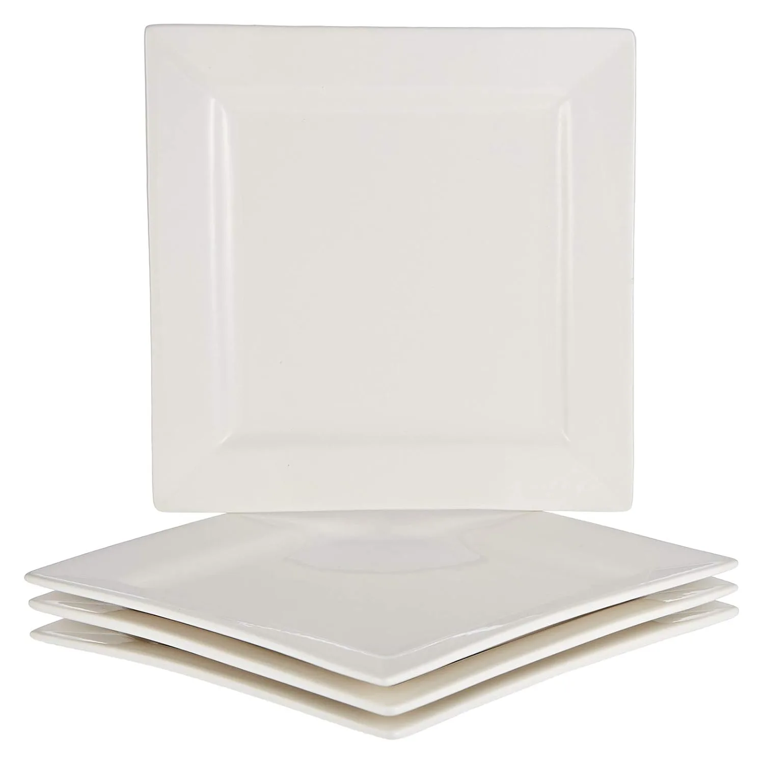 symphony white square plates 1