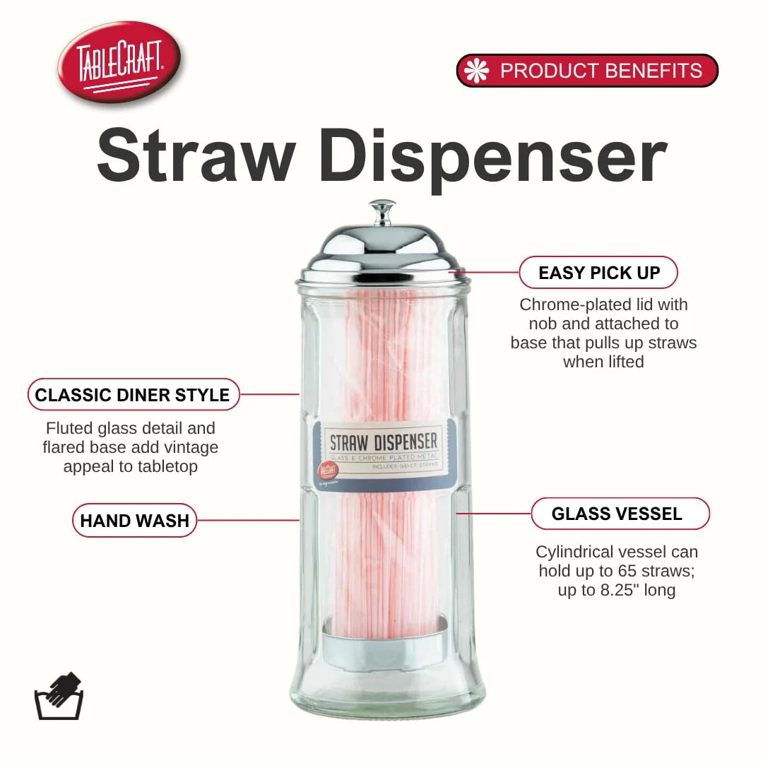 tablecraft straw dispenser 2