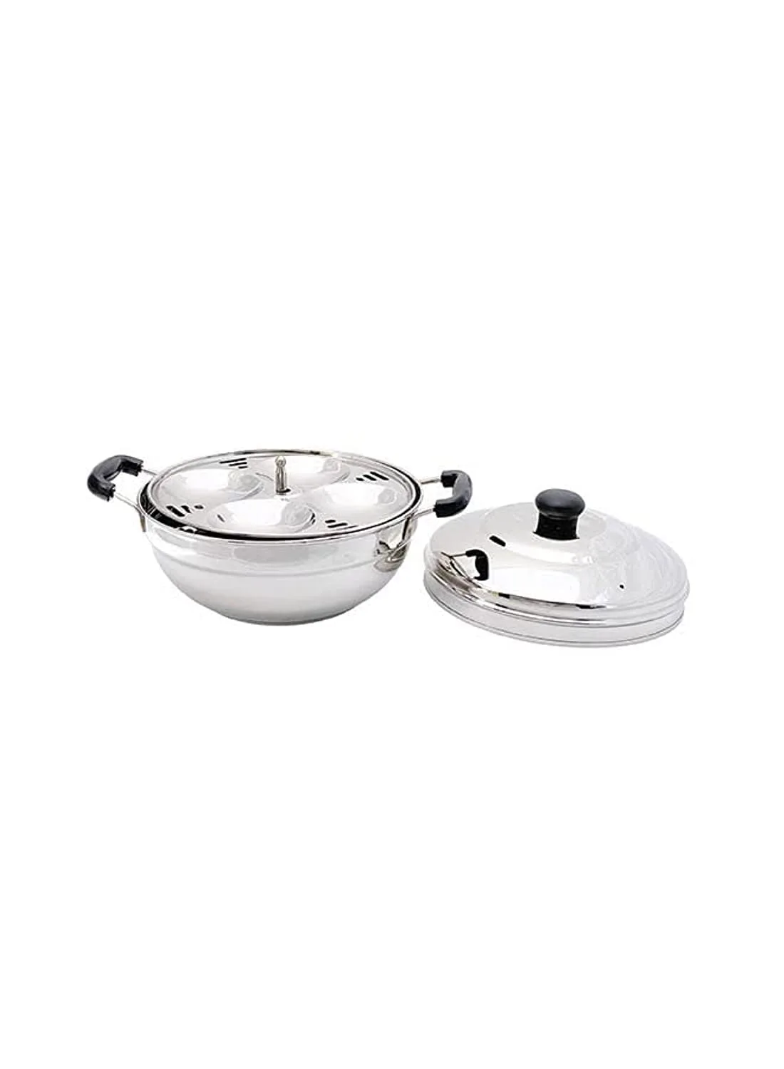 taj stainless kadai idli 1