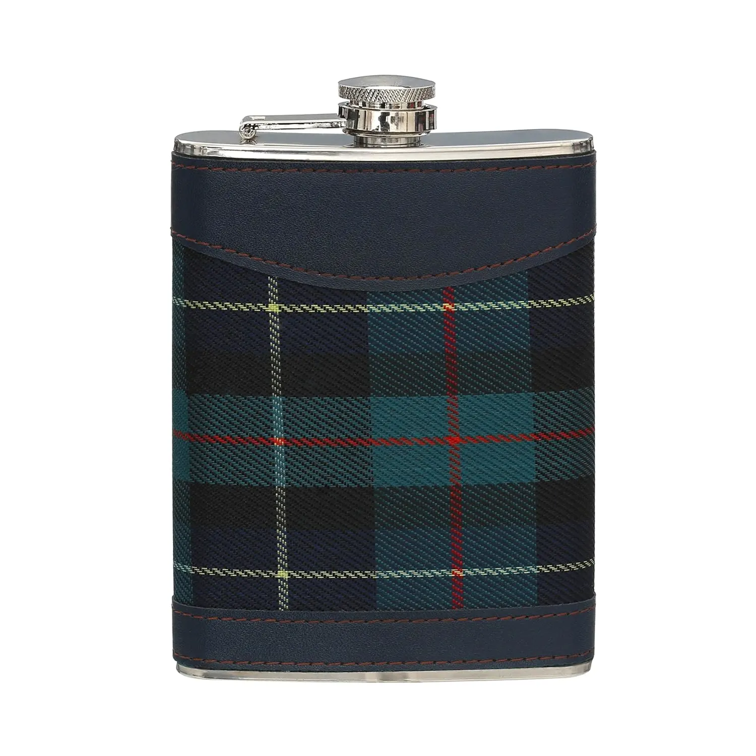 tartan hip flask 2