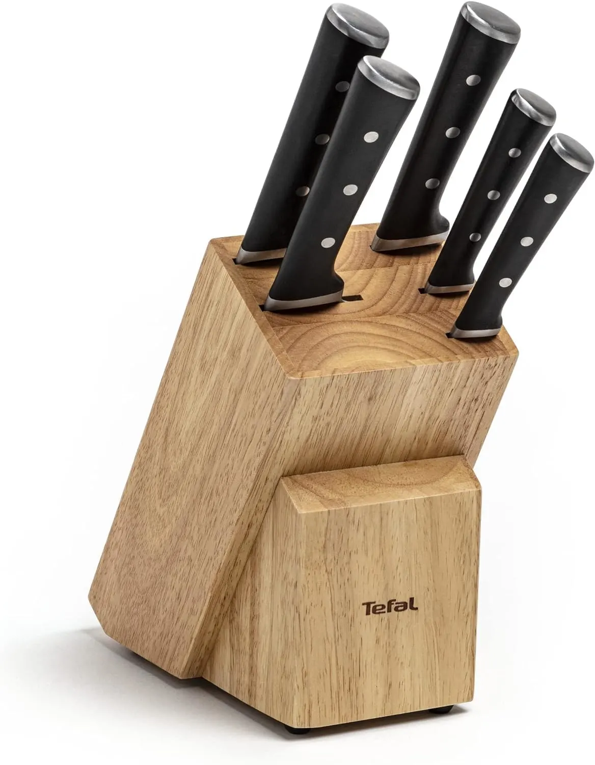 tefal knife set wooden 1