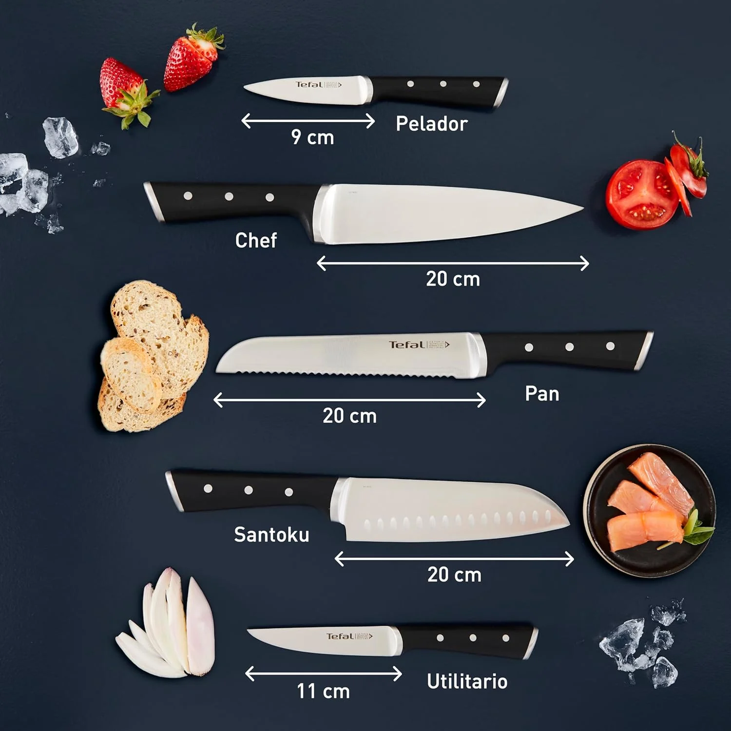 tefal knife set wooden 2