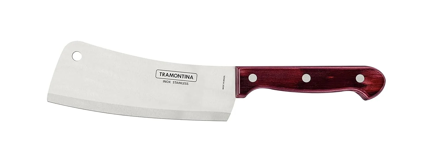 tramontina cleaver stainless 1
