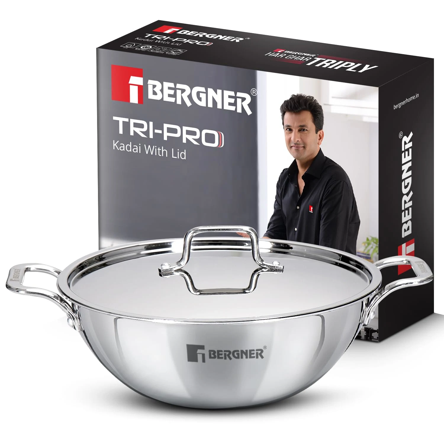 triply stainless steel kadai 1