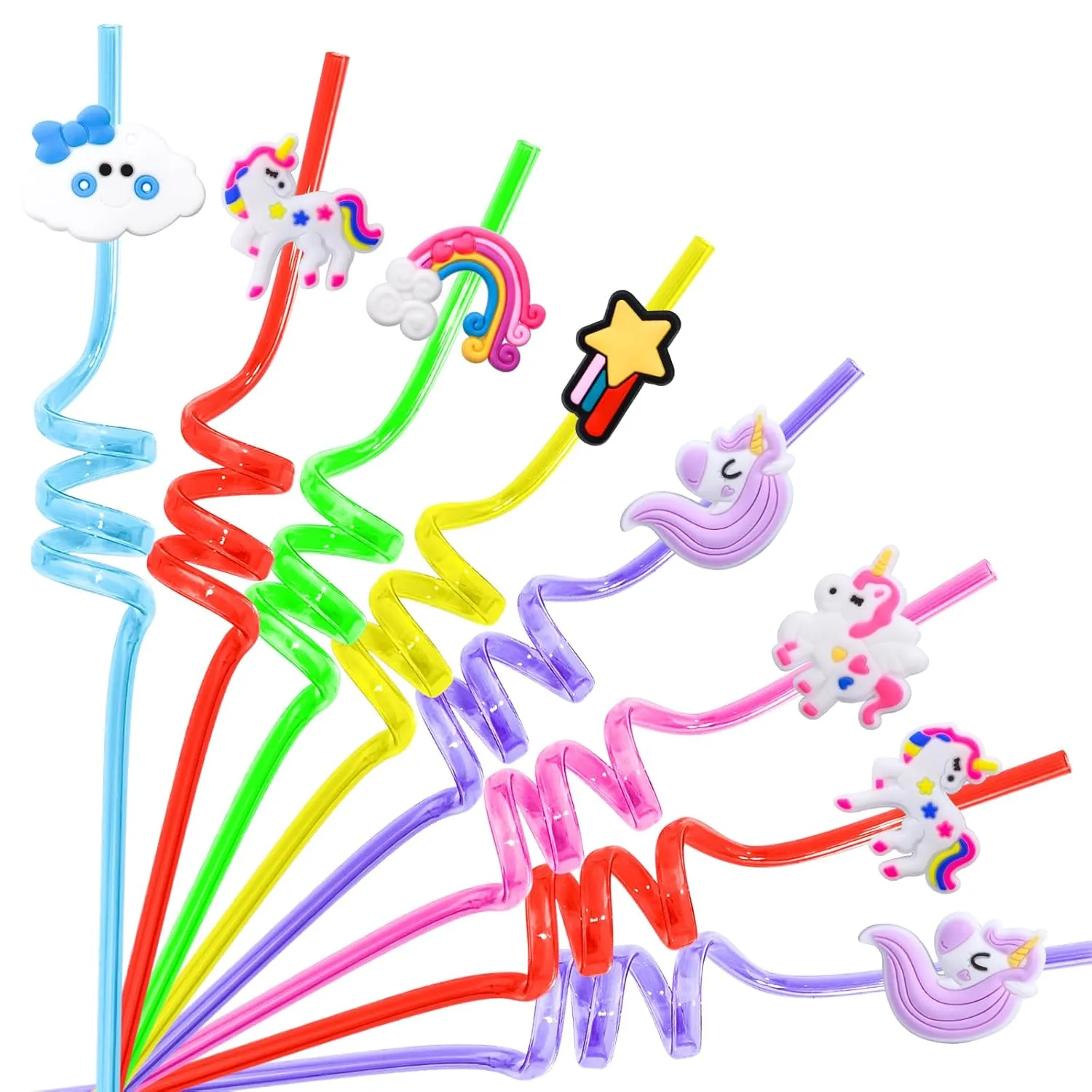 unicorn party straws 1