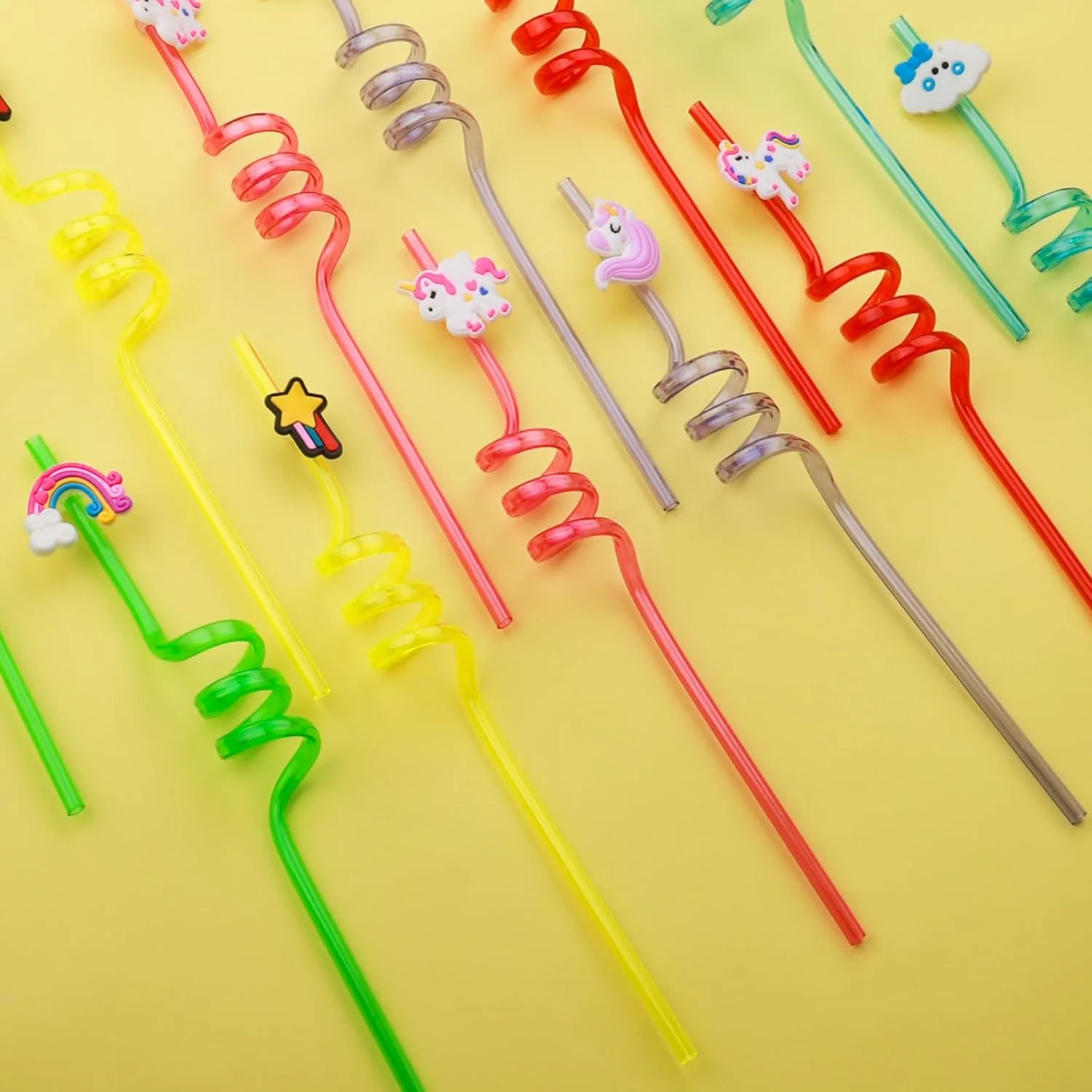 unicorn party straws 2