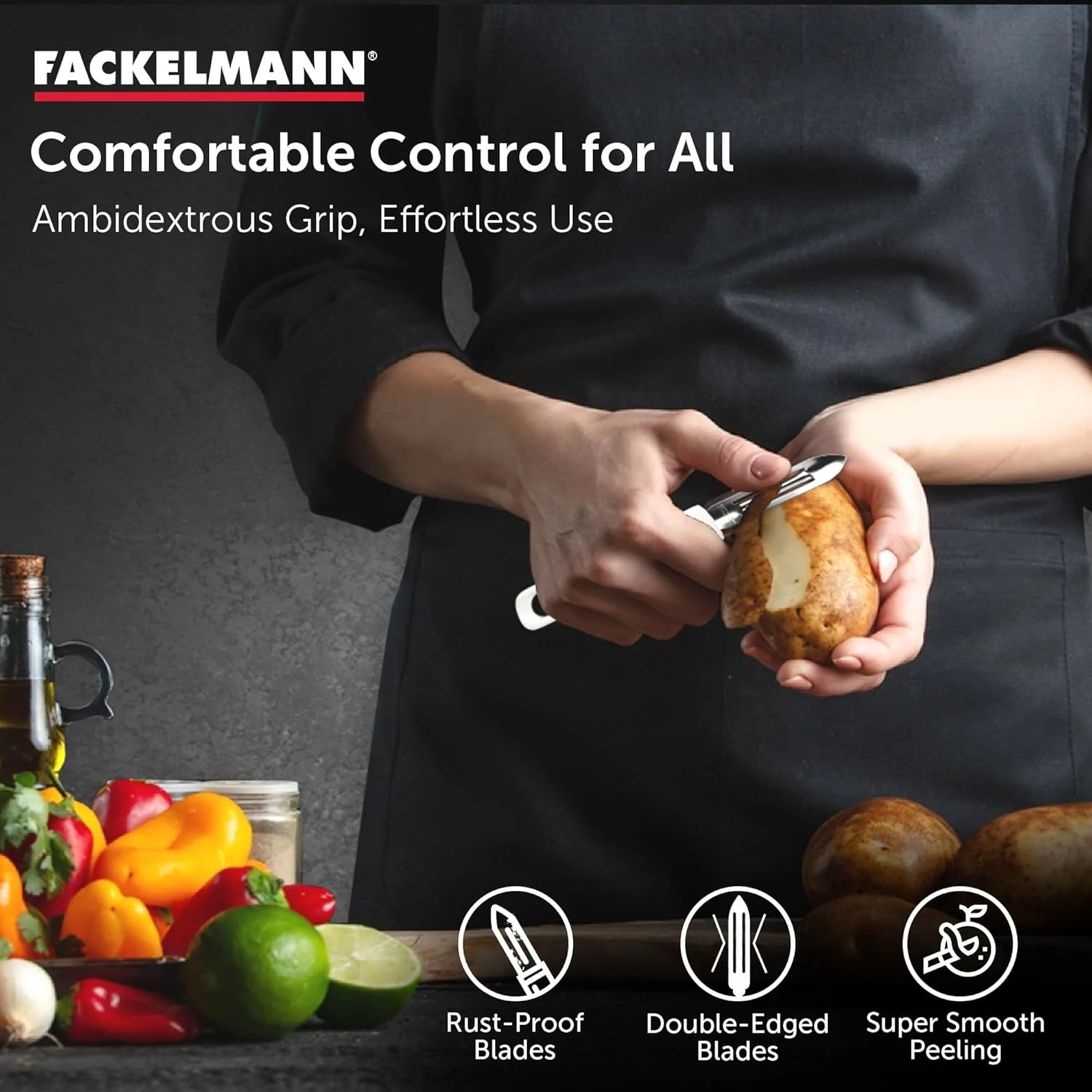 vegetable peeler fackelmann 2