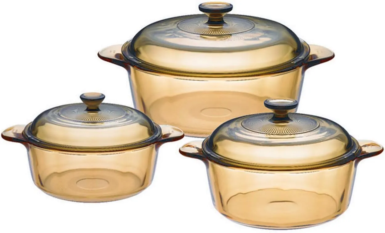 visions glass casserole set 1