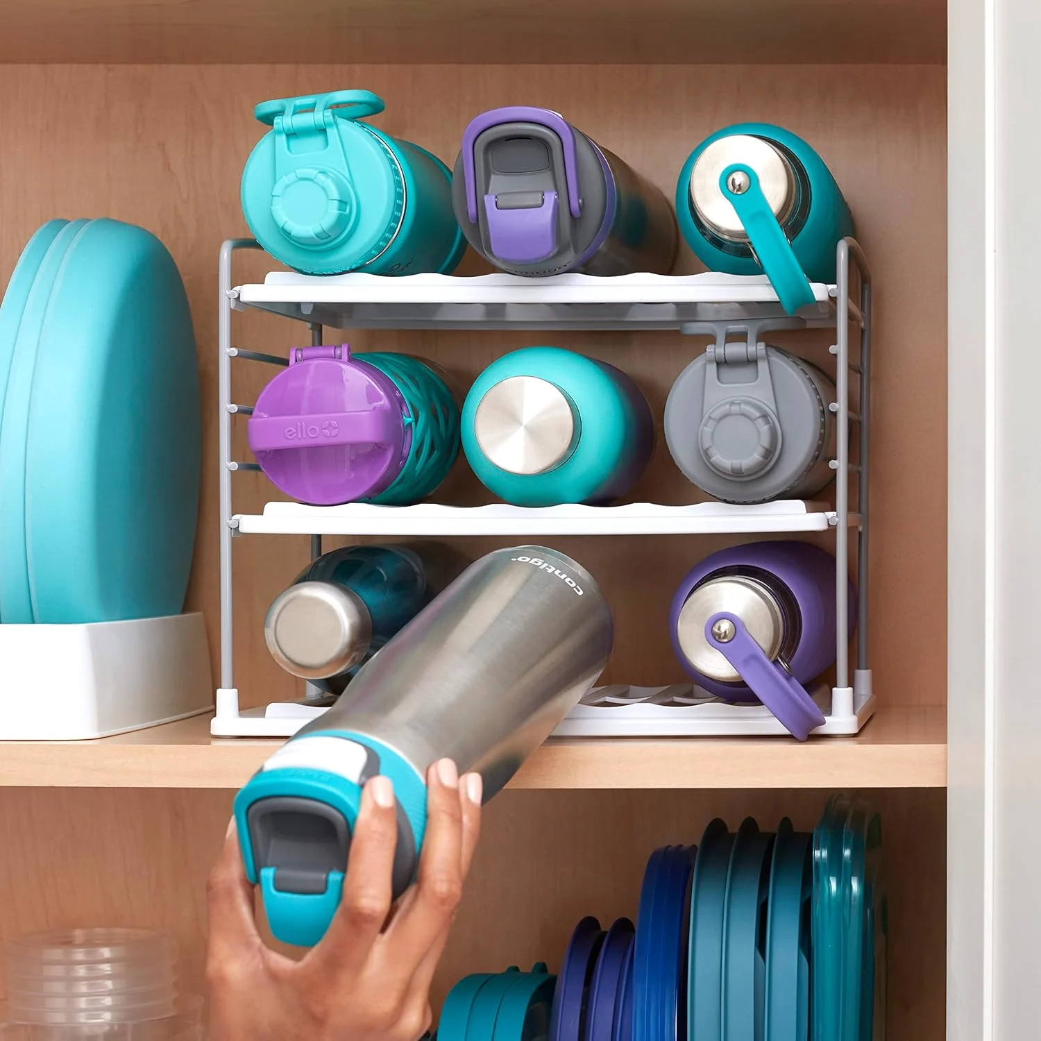 water bottle organizer 2