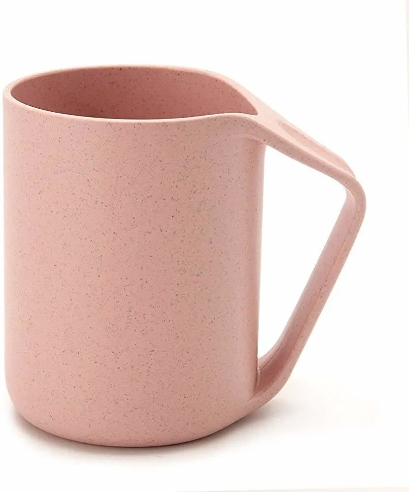 wheat straw mug pink 1