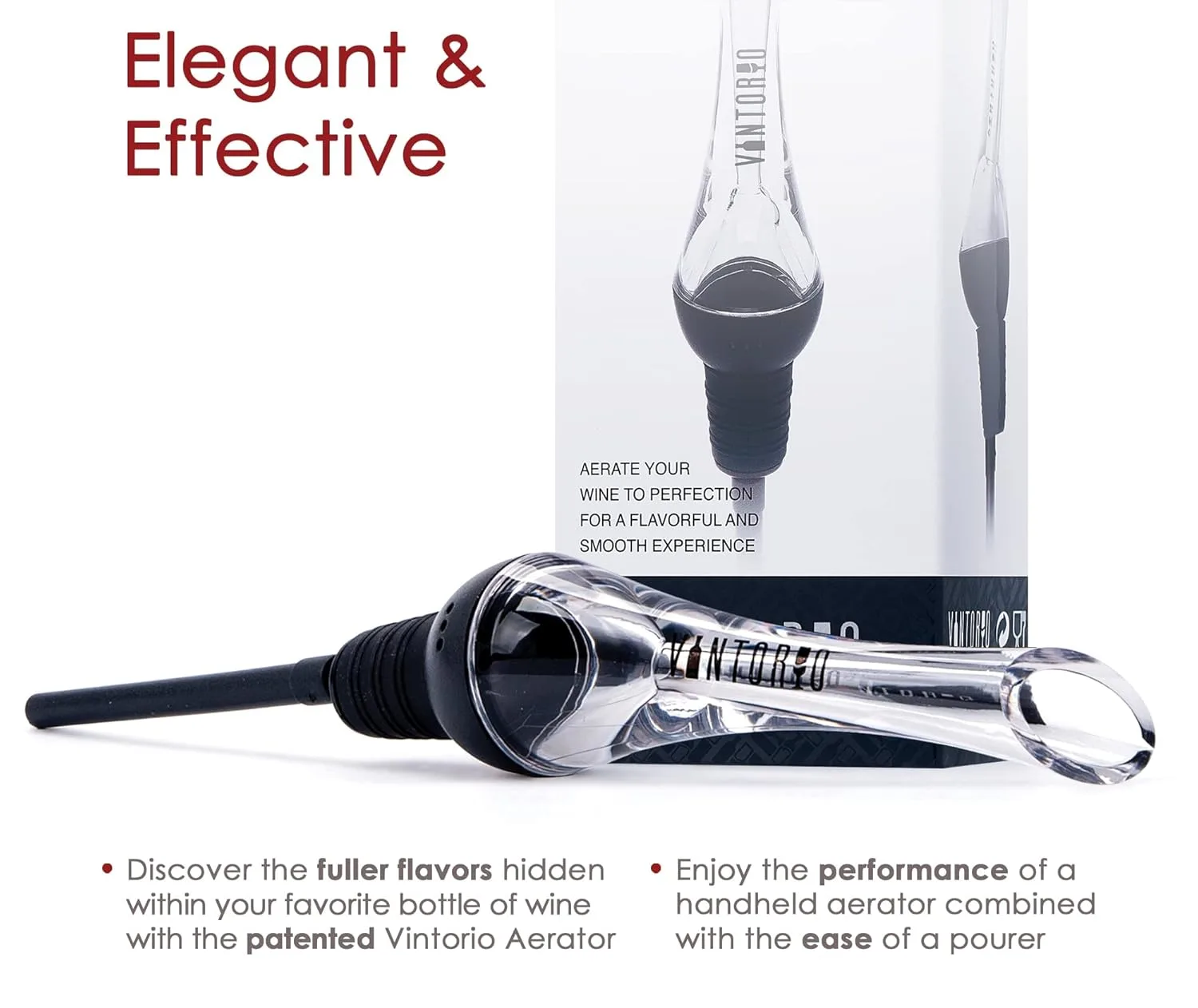 wine aerator pourer vintorio 2