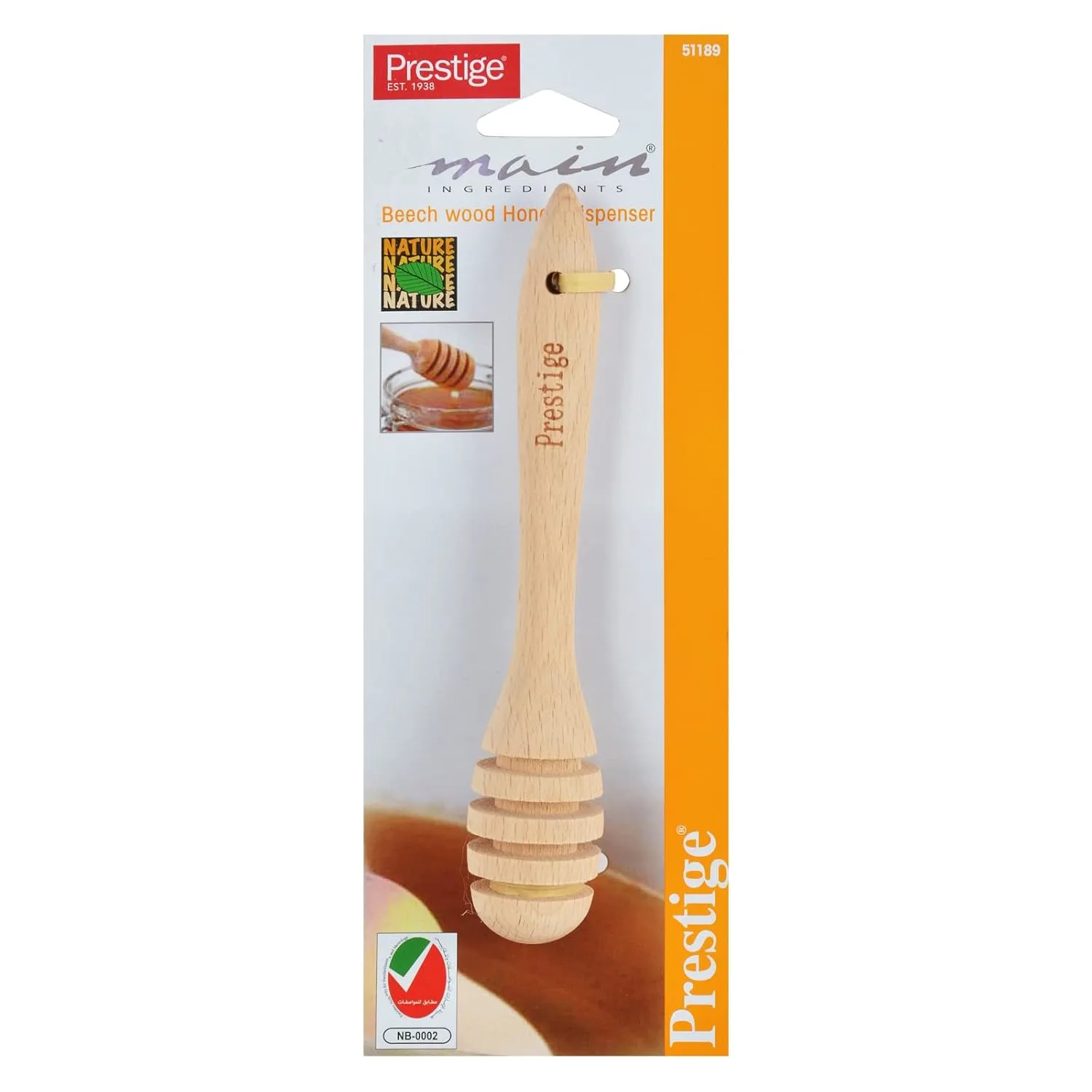 wood honey dipper 1