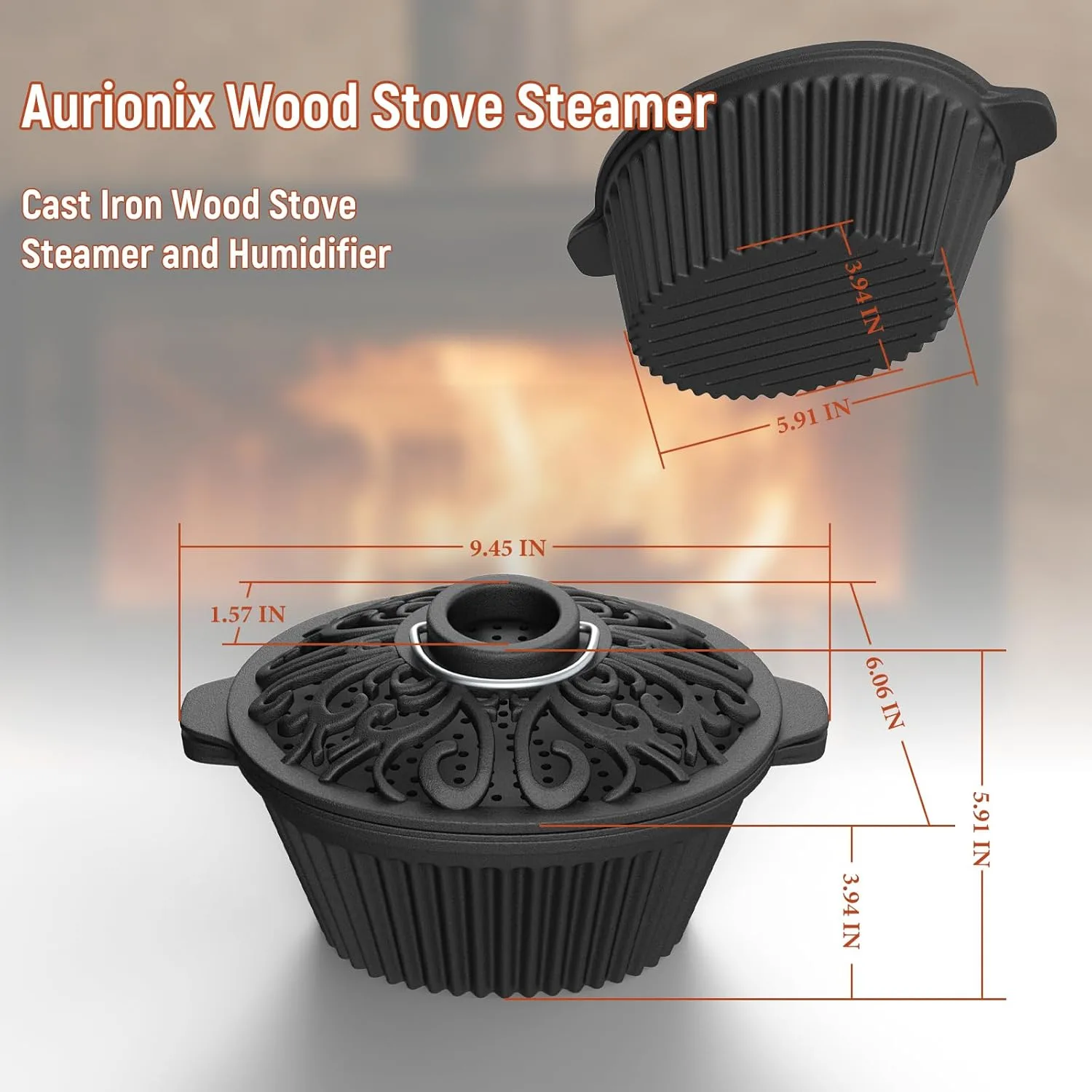 wood stove steamer humidifier 2