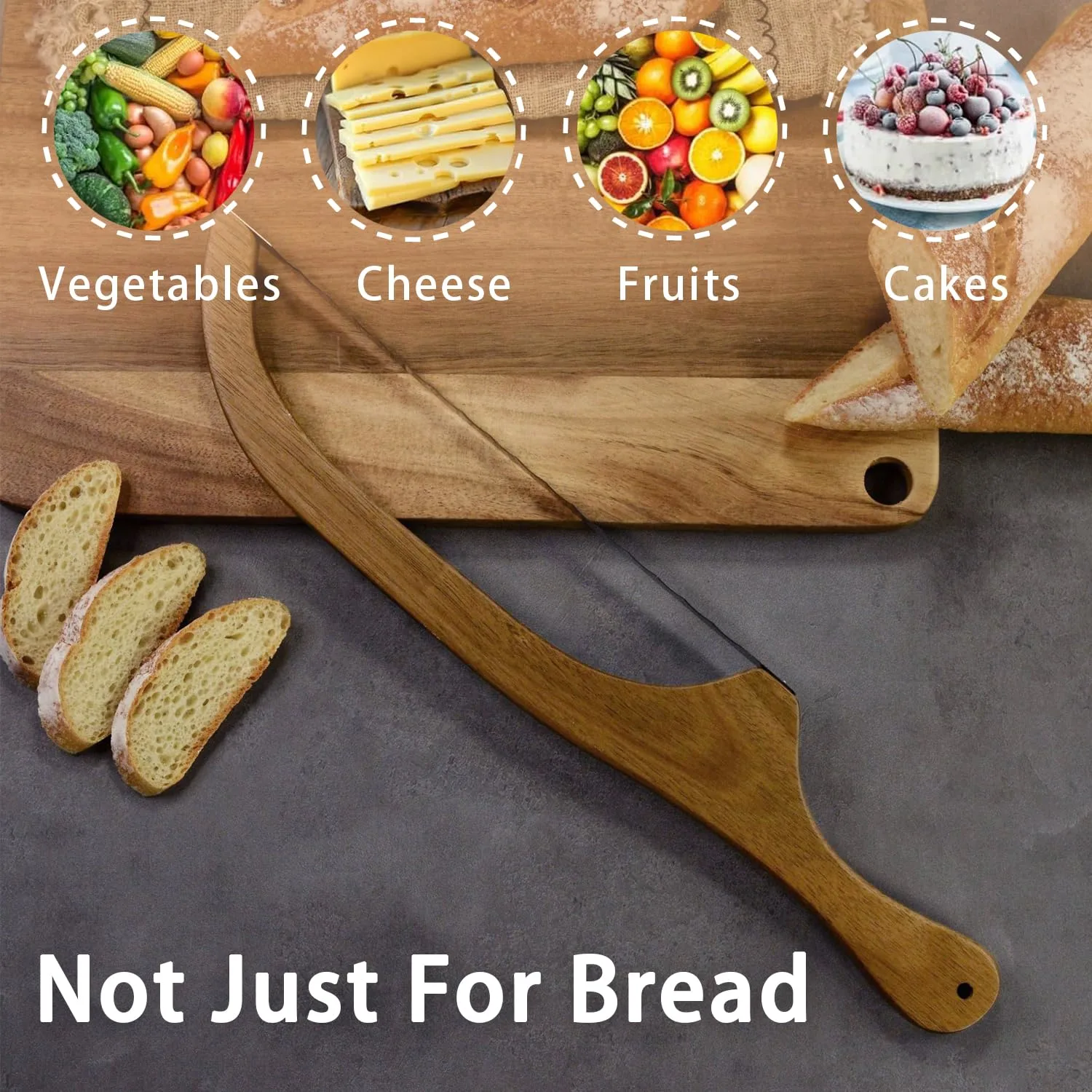 wooden bread knife slicer 2