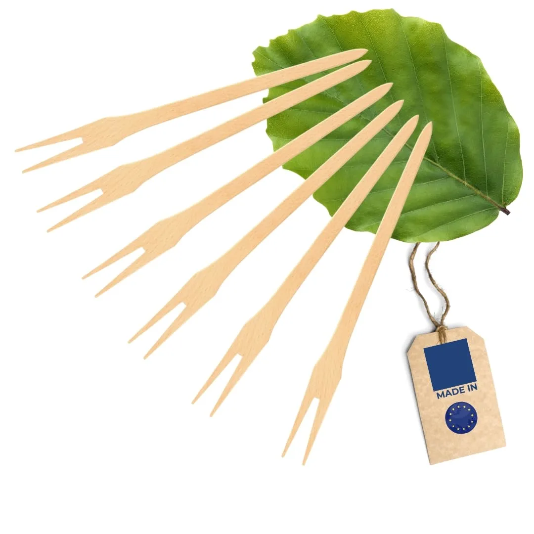 wooden fondue forks 1
