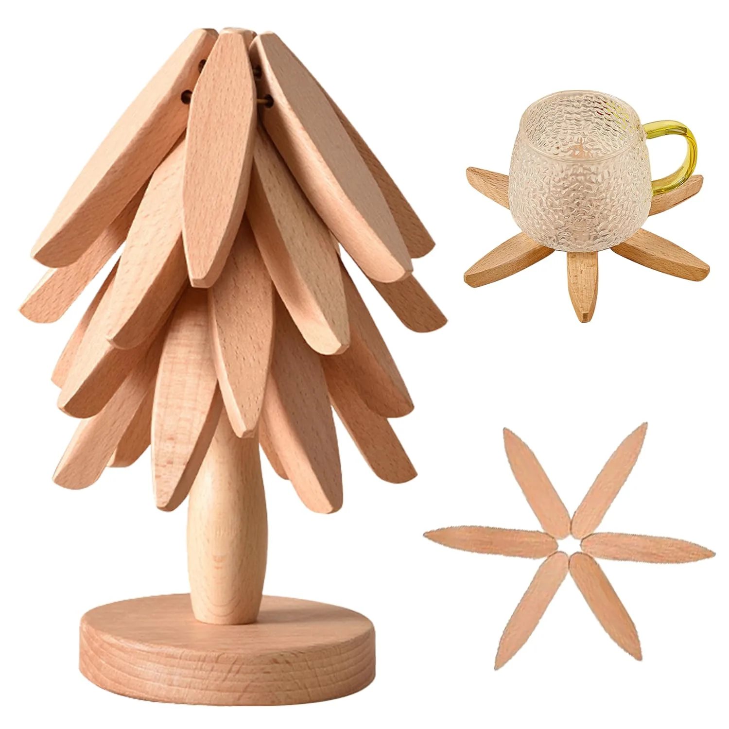 wooden trivets hot dishes 1