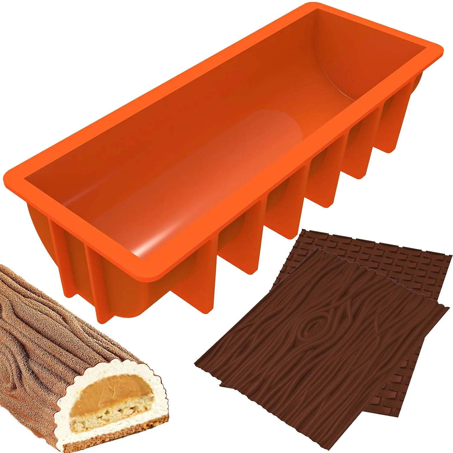 yule log cake pan 1