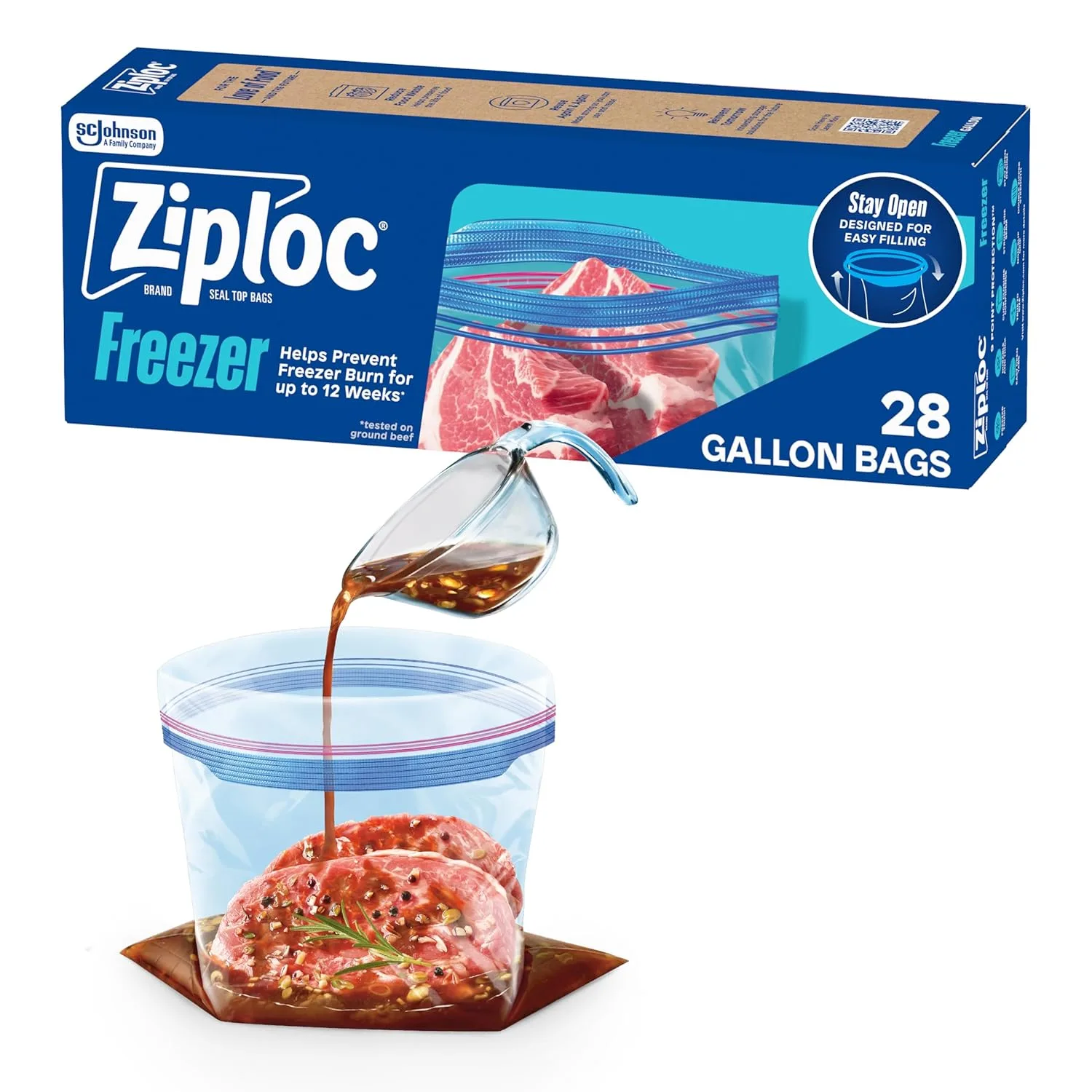 ziploc gallon freezer bags 1