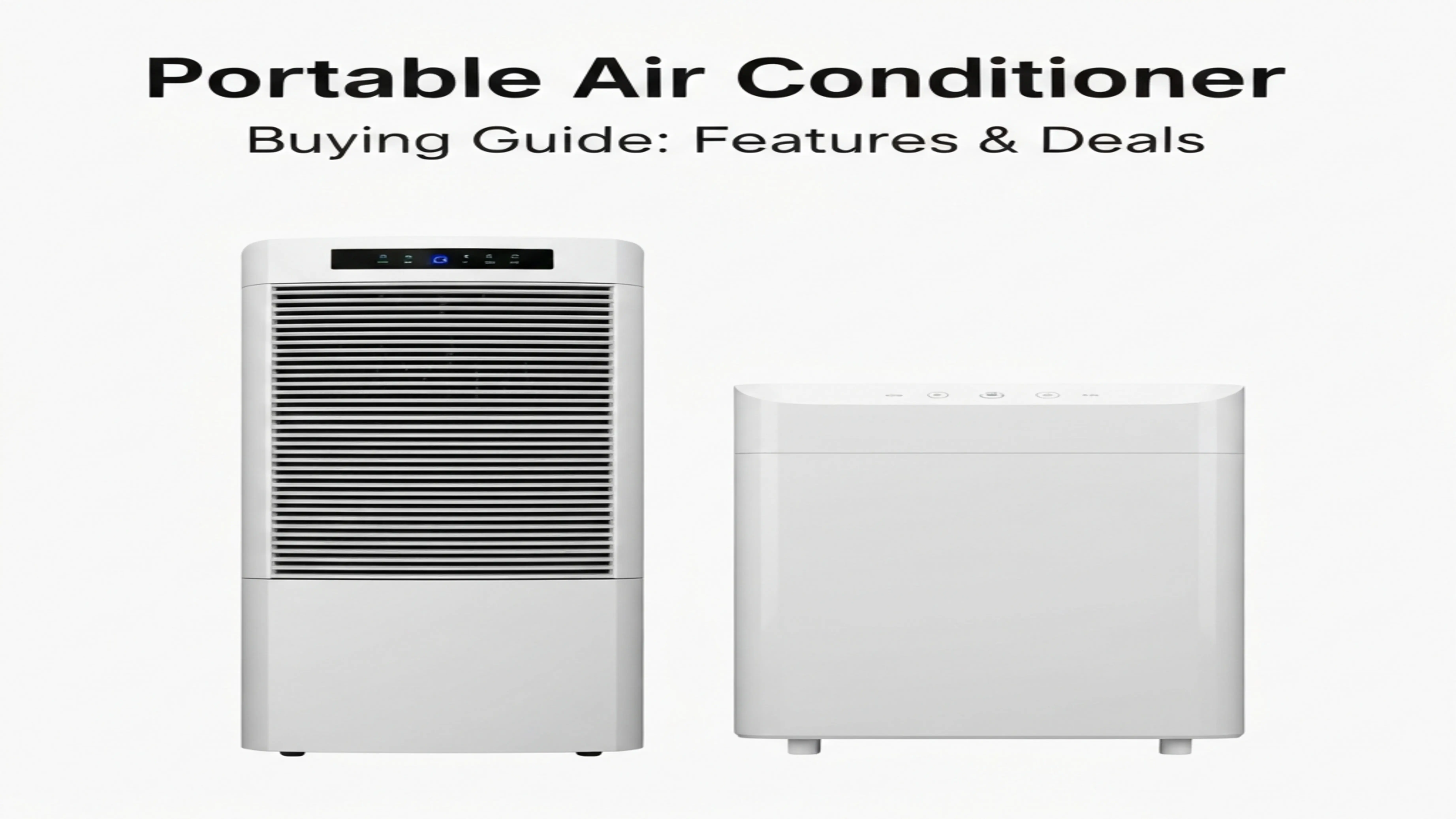Portable air conditioner buying guide featuring different models and deals