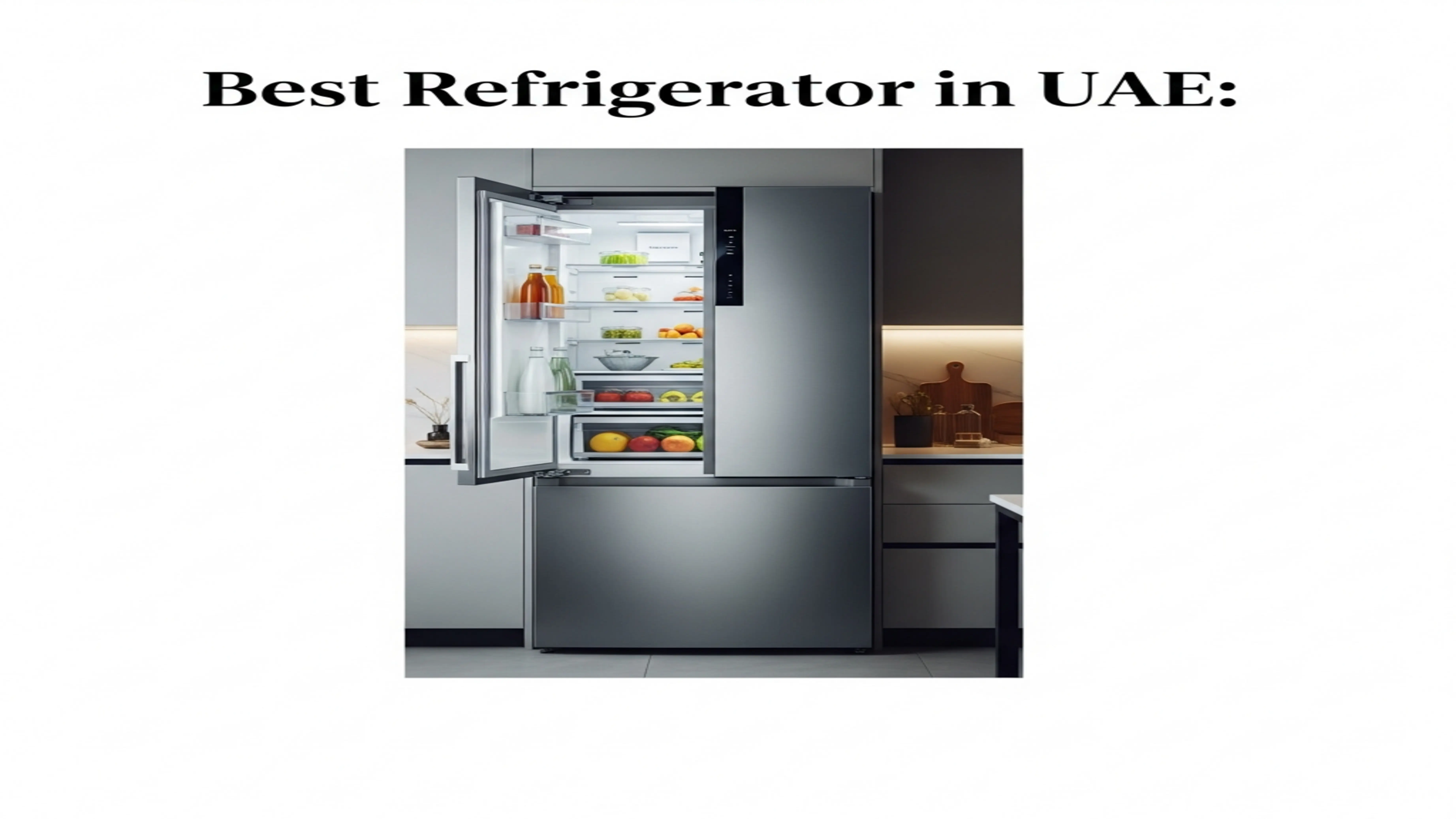 Best Refrigerator Brands in UAE